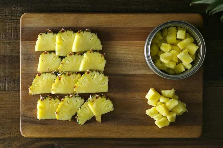 Fresh pineapple substitution for canned in baking
