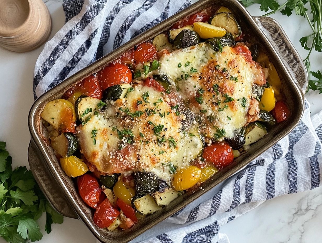 A colorful plate of weight watchers dinner recipes with lean protein and vegetables.